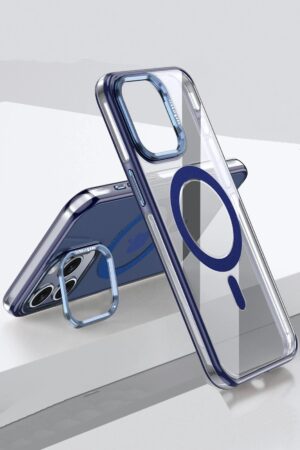 iPhone 15 Pro Drop Magsafe Kapak - Lacivert-(5796)