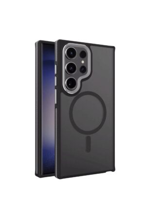 Samsung Galaxy S23 Ultra Winner Magsafe Kapak - Siyah-(5796)