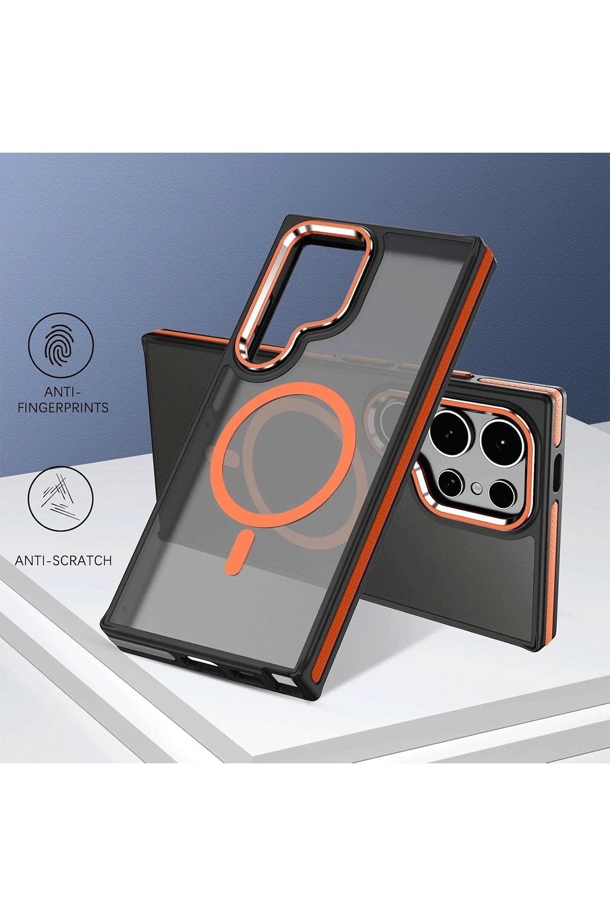 Samsung Galaxy S24 Winner Magsafe Kapak - Derin Mor-(5796) - Görsel 3