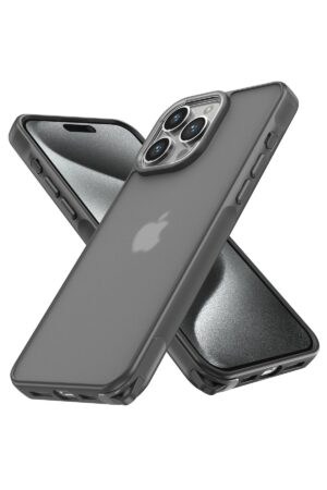 iPhone 14 Pro Kılıf Elegant Kapak - Titan Gri-(5796)