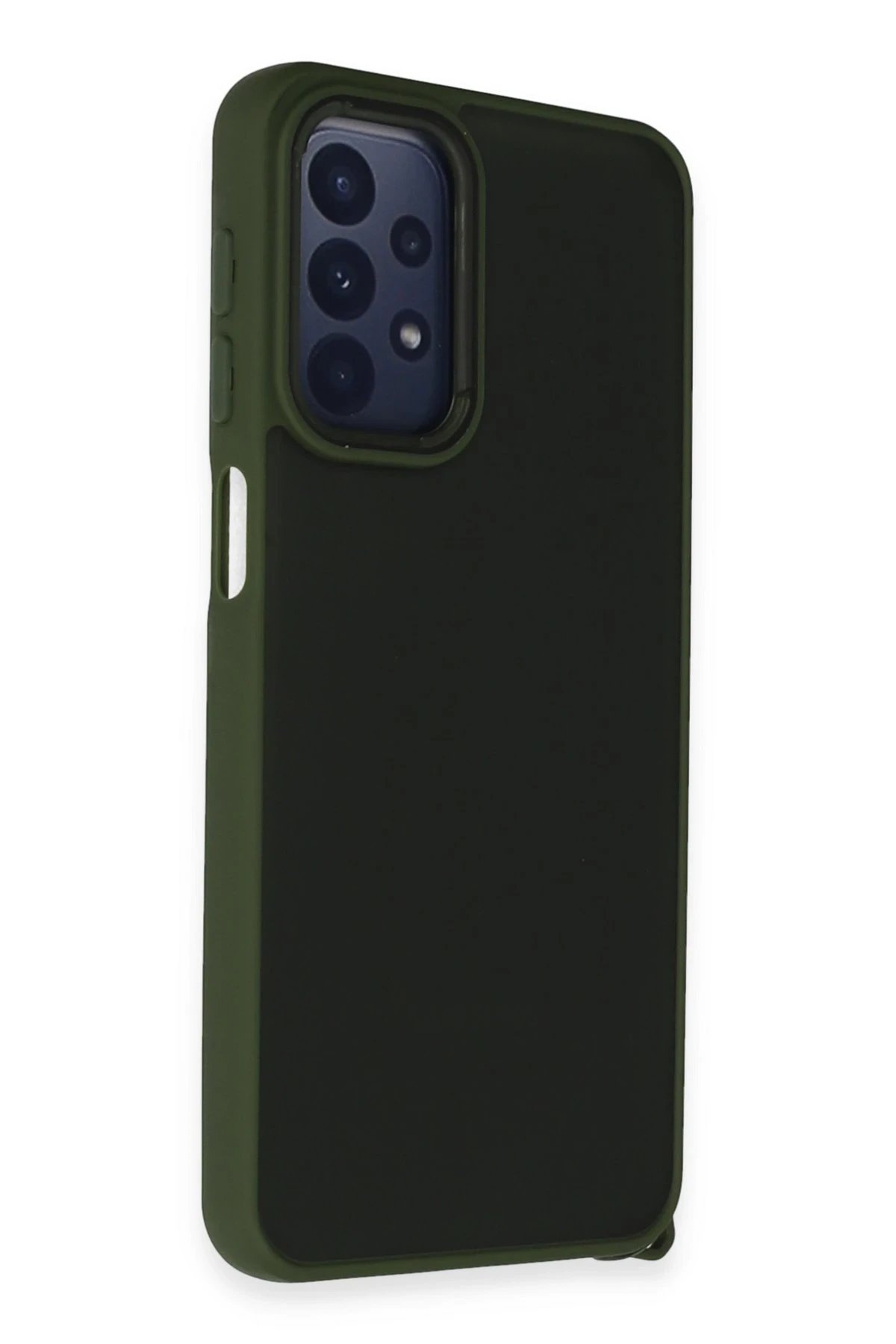 Samsung Galaxy A23 4G Kılıf Elegant Kapak - Yeşil-(5796)