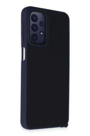 Samsung Galaxy A23 4G Kılıf Elegant Kapak - Lacivert-(5796)