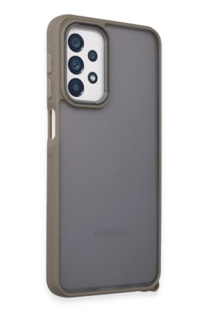 Samsung Galaxy A23 4G Kılıf Elegant Kapak - Titan Gri-(5796)