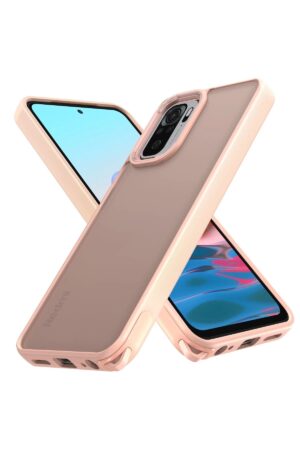 Xiaomi Redmi Note 10 Pro Kılıf Elegant Kapak - Pudra-(5796)