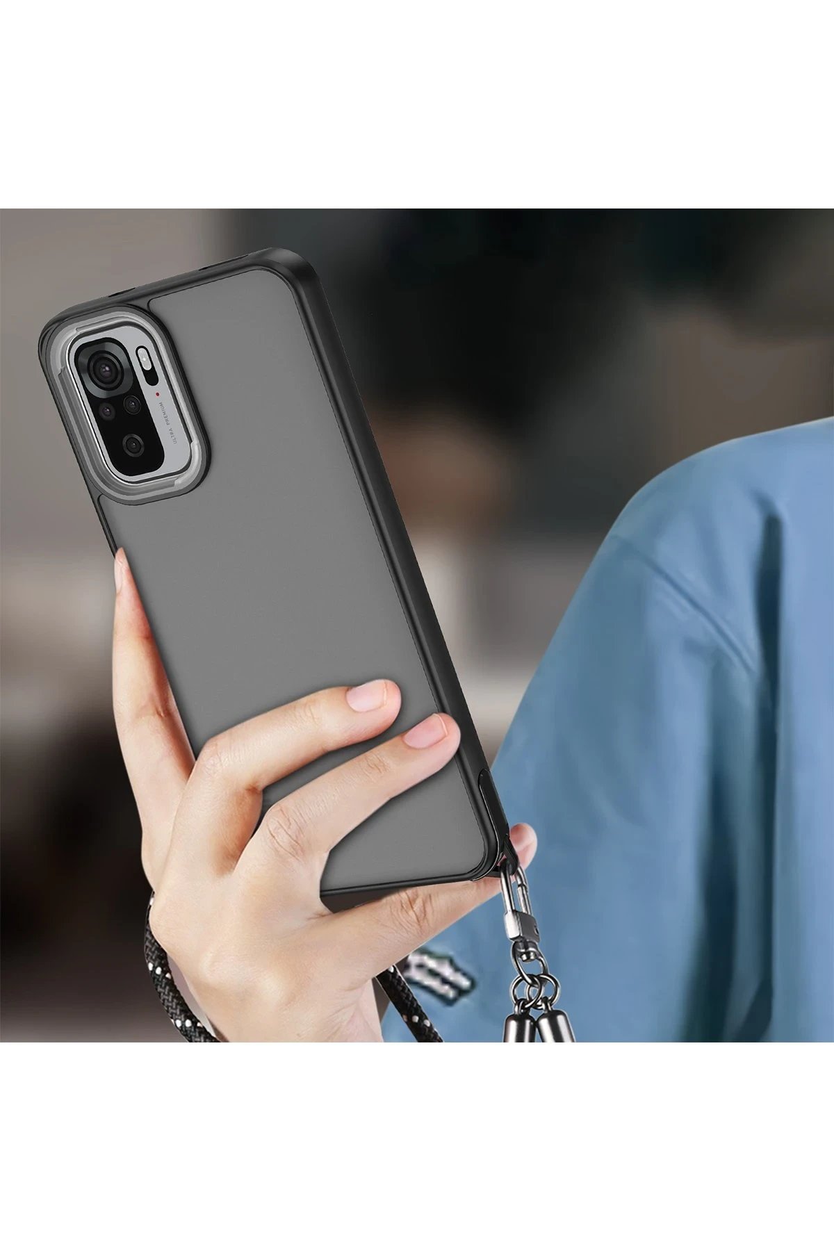 Xiaomi Redmi Note 10 Pro Kılıf Elegant Kapak - Pudra-(5796) - Görsel 2