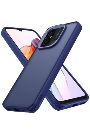 Xiaomi Redmi 12C Kılıf Elegant Kapak - Lacivert-(5796)