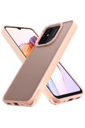 Xiaomi Redmi 12C Kılıf Elegant Kapak - Pudra-(5796)