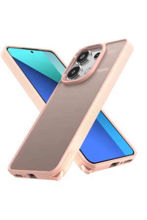 Xiaomi Redmi Note 13 Pro 4G Kılıf Elegant Kapak - Pudra-(5796)