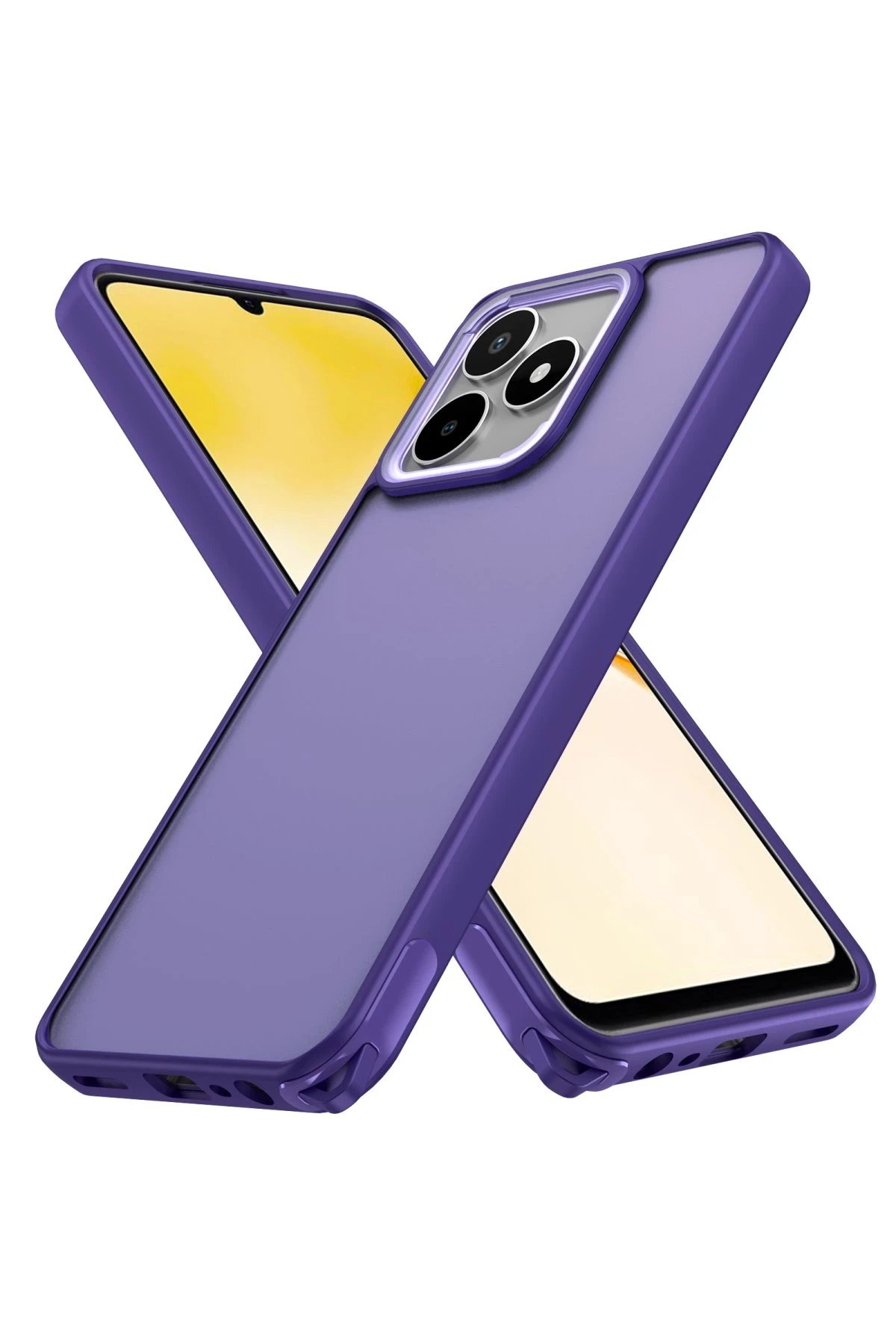 Realme C53 Kılıf Elegant Kapak - Derin Mor-(5796)