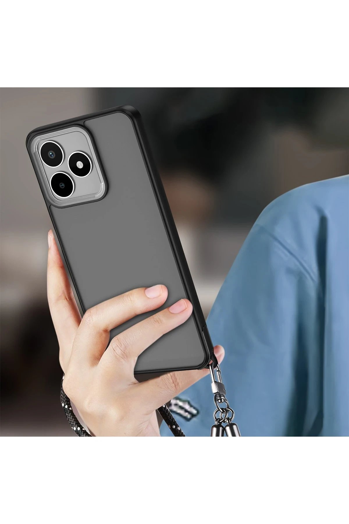 Realme C53 Kılıf Elegant Kapak - Derin Mor-(5796) - Görsel 2