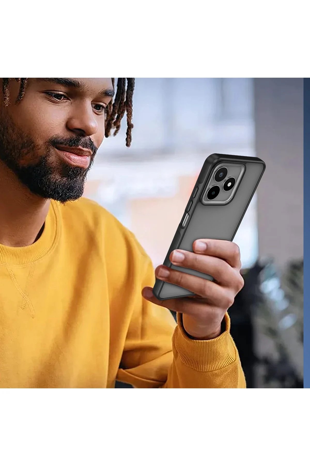 Realme C53 Kılıf Elegant Kapak - Derin Mor-(5796) - Görsel 3