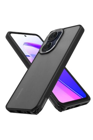 Realme C55 Kılıf Elegant Kapak - Siyah-(5796)