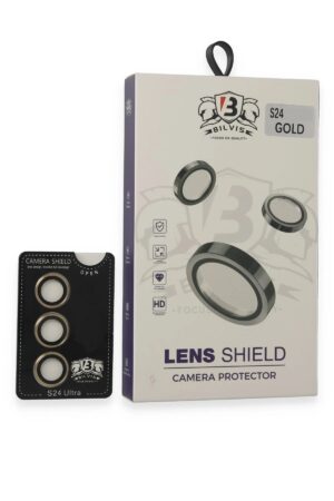 Samsung Galaxy S24 Bilvis Titan Kamera Lens - Gold-(5796)