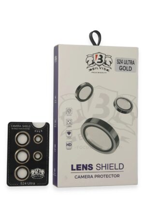 Samsung Galaxy S24 Ultra Bilvis Titan Kamera Lens - Gold-(5796)