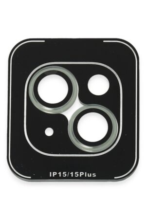 iPhone 15 PVD Metal Kamera Lens - Açık Yeşil-(5796)