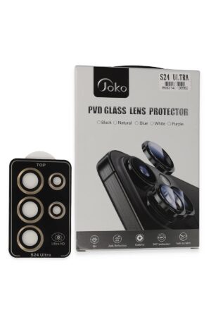 Samsung Galaxy S24 Ultra PVD Metal Kamera Lens - Gold-(5796)