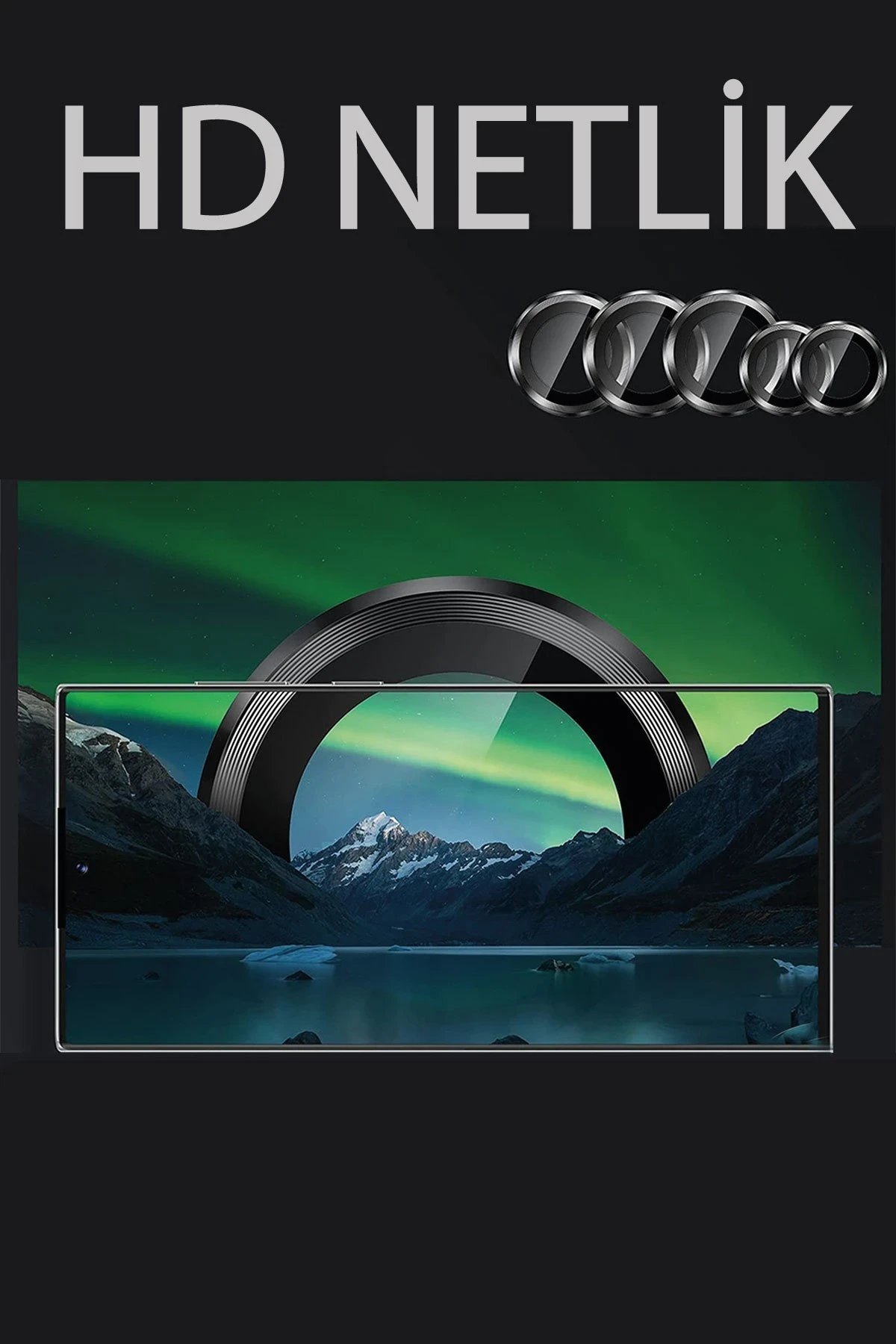 Samsung Galaxy A24 4G Valdez Metal Kamera Lens - Gümüş-(5796) - Görsel 2