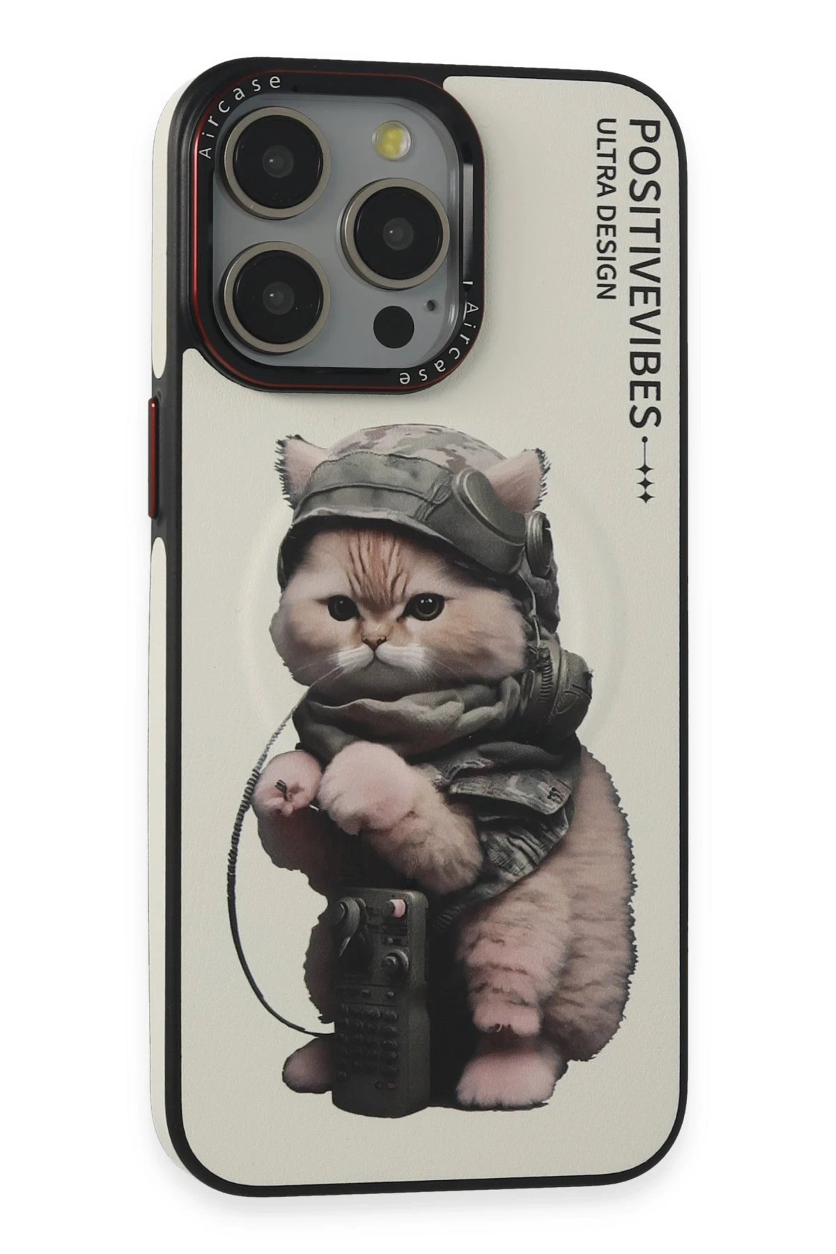 iPhone 14 Pro Fun Magsafe Kapak - Beyaz-(5796)