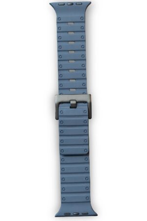 Apple Watch 42mm Magnus Mıknatıslı Silikon Kordon - Mavi-(5796)