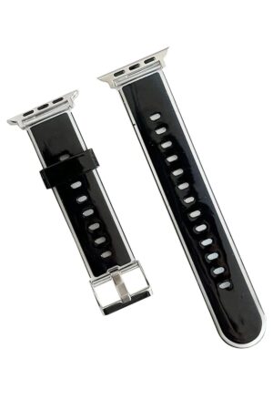 Watch 45mm Jelly Silikon Kordon - Siyah-(5796)