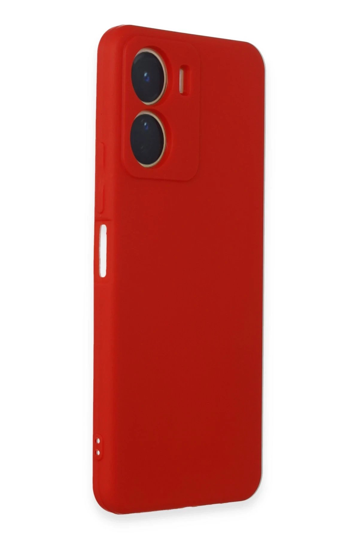 Vivo Y16 Kılıf First Silikon - Kırmızı-(5796) - Görsel 2