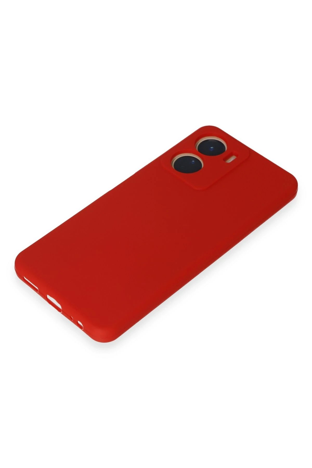 Vivo Y16 Kılıf First Silikon - Kırmızı-(5796) - Görsel 4