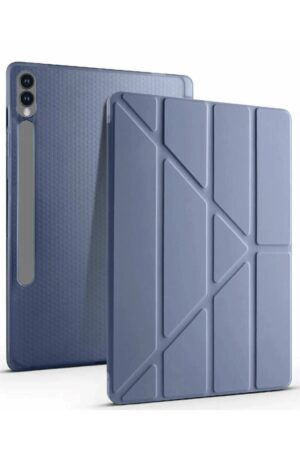 Samsung Galaxy X510 Tab S9 FE 11 Kılıf Kalemlikli Mars Tablet Kılıfı - Lila-(5796)