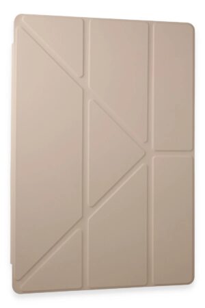 Samsung Galaxy X910 Tab S9 Ultra 14.6 Kılıf Kalemlikli Mars Tablet Kılıfı - Rose Gold-(5796)