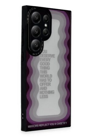 Samsung Galaxy S23 Ultra Kılıf Mirror Desenli Kapak - Mirror - 5-(5796)