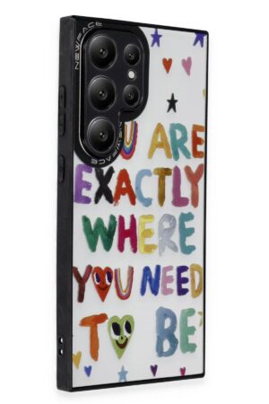 Samsung Galaxy S23 Ultra Kılıf Mirror Desenli Kapak - Mirror - 10-(5796)