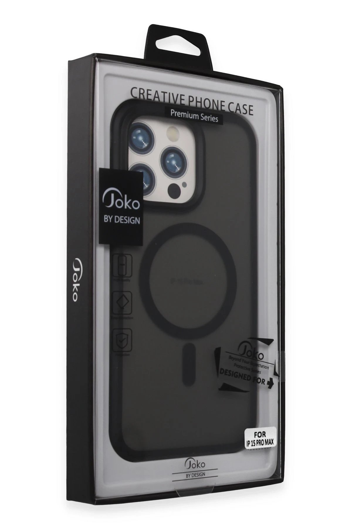 iPhone 15 Pro Max Toras Airbag Magsafe Kapak - Siyah-(5796) - Görsel 2