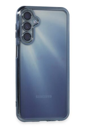 Samsung Galaxy A35 5G Kılıf Lensli Silikon - Açık Mavi-(5796)