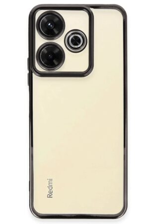 Xiaomi Redmi 13 4G Kılıf Lensli Silikon - Siyah-(5796)