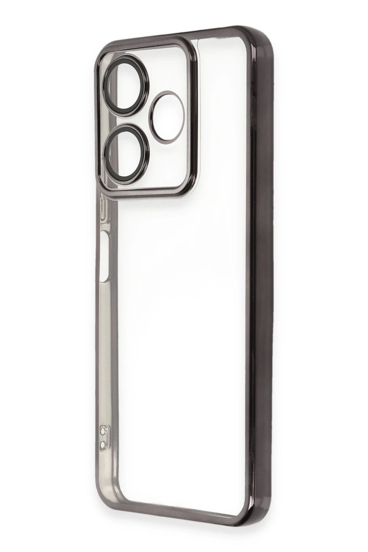 Xiaomi Redmi 13 4G Kılıf Lensli Silikon - Siyah-(5796) - Görsel 2