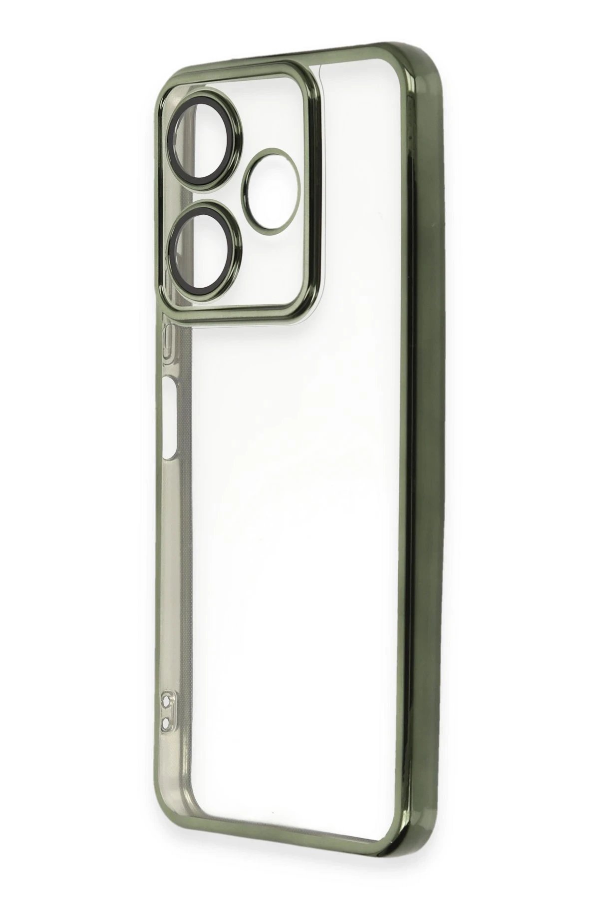 Xiaomi Redmi 13 4G Kılıf Lensli Silikon - Yeşil-(5796) - Görsel 2