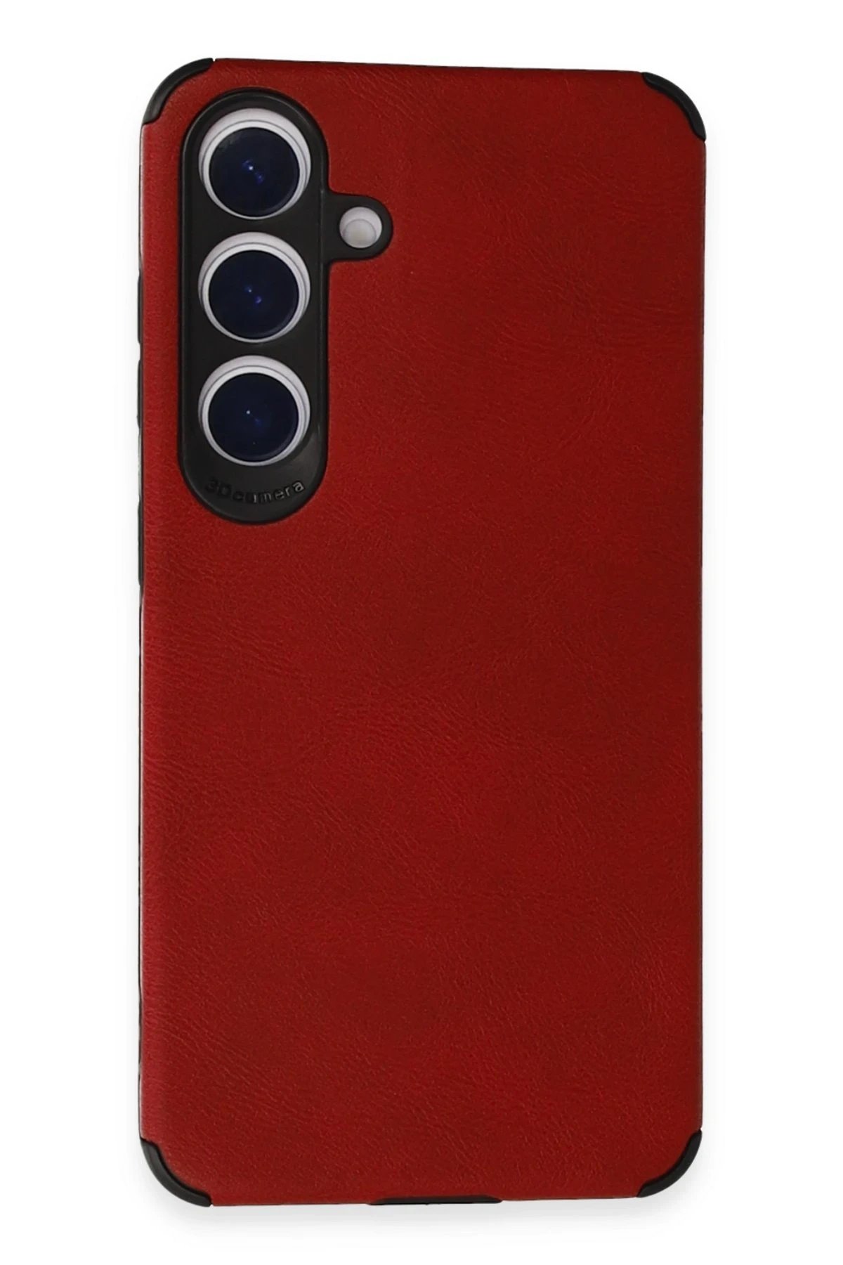 Samsung Galaxy S24 Kılıf Loop Deri Silikon - Kırmızı-(5796)