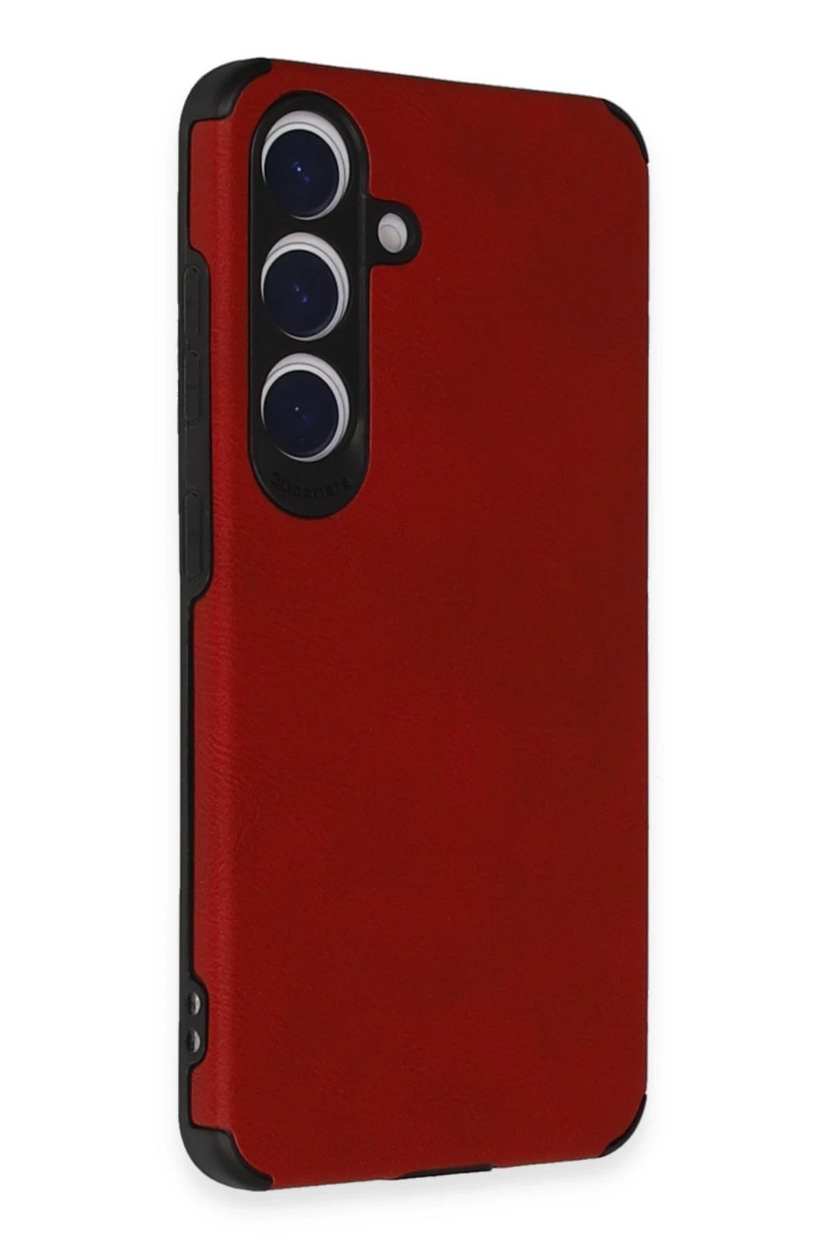 Samsung Galaxy S24 Kılıf Loop Deri Silikon - Kırmızı-(5796) - Görsel 2