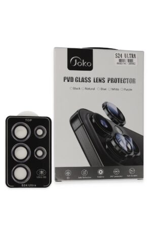 Samsung Galaxy S24 Ultra PVD Metal Kamera Lens - Derin Mor-(5796)