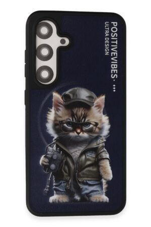 Samsung Galaxy S24 Fun Magsafe Kapak - Lacivert-(5796)