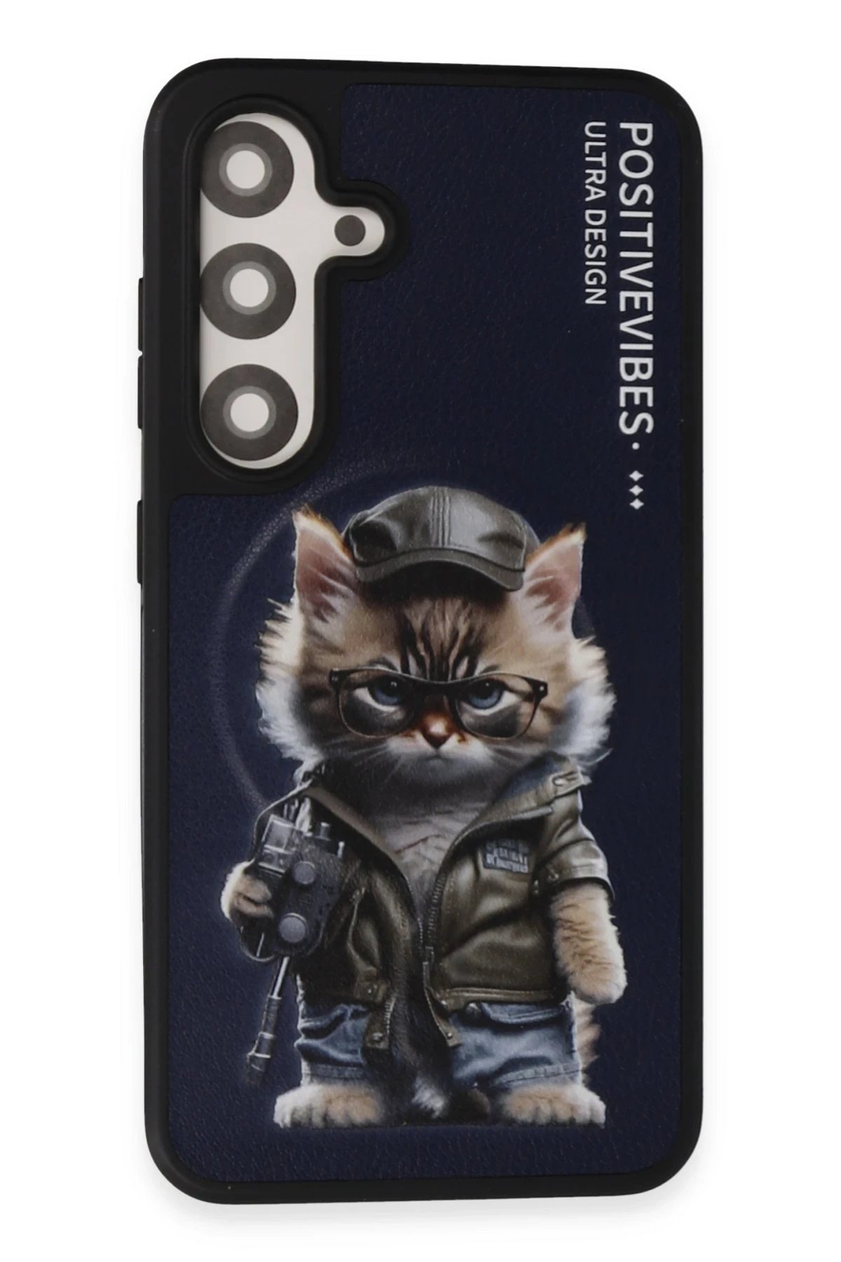 Samsung Galaxy S24 Fun Magsafe Kapak - Lacivert-(5796)