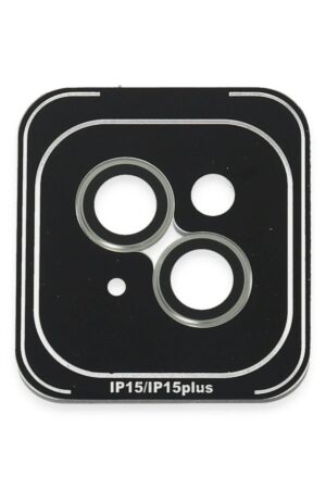 iPhone 15 PVD Metal Kamera Lens - Yeşil-(5796)