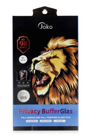 iPhone 14 Pro Buffer Hayalet Cam Ekran Koruyucu - Siyah-(5796)