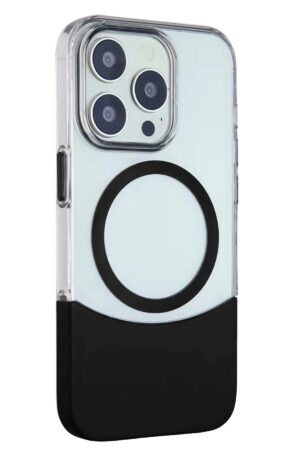 iPhone 15 Pro Max PC Suit Magsafe Kapak - Siyah-(5796)