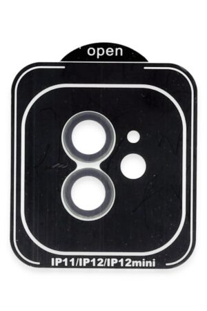 iPhone 11 PVD Metal Kamera Lens - Yeşil-(5796)