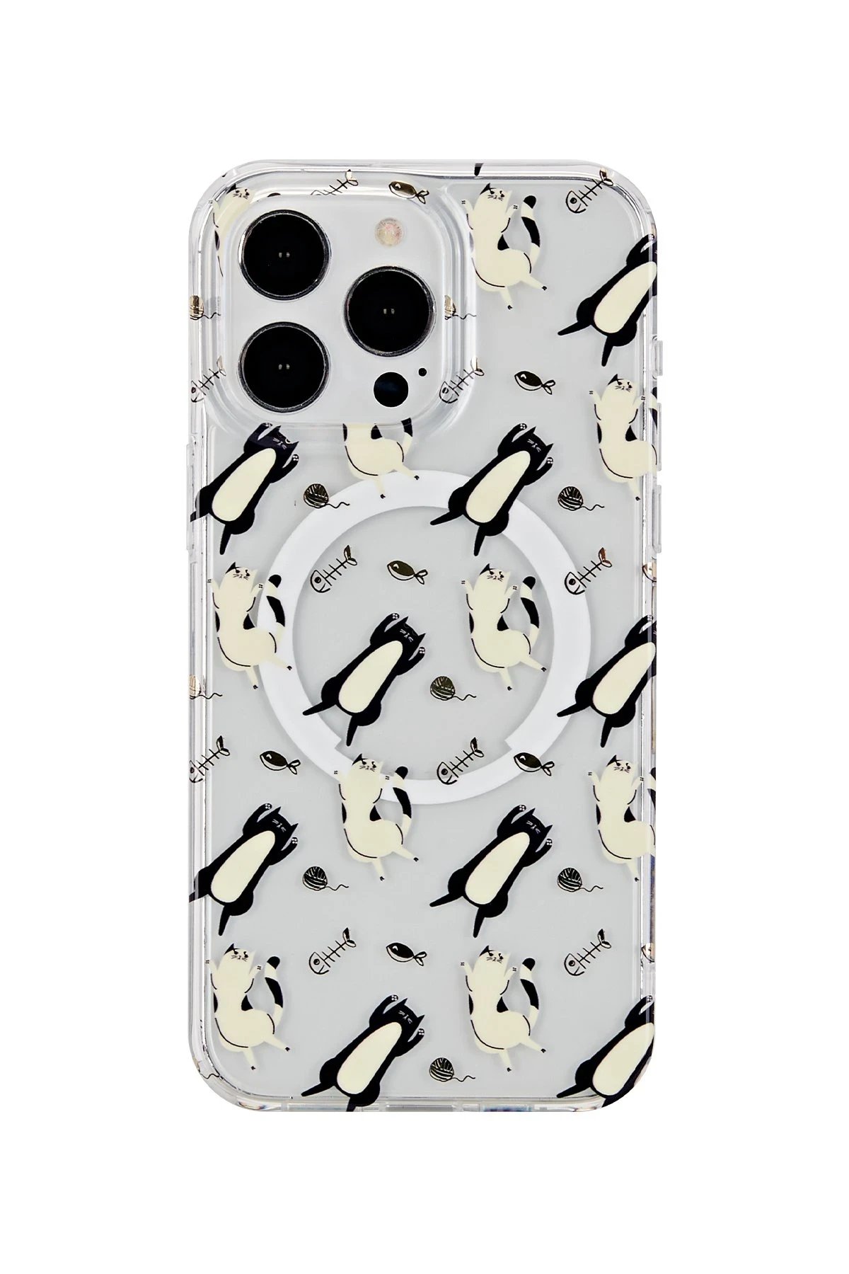 iPhone 14 Pro Max Tanya Magsafe Kapak - Desen 4-(5796)