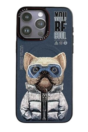 iPhone 14 Pro Fun Magsafe Kapak - Lacivert-2-(5796)