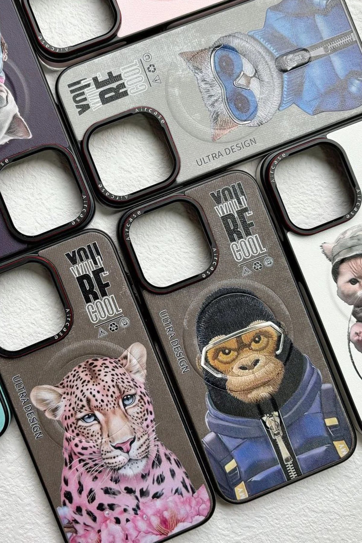 iPhone 14 Pro Fun Magsafe Kapak - Natural Grey-2-(5796) - Görsel 2