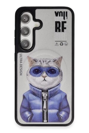 Samsung Galaxy S24 Fun Magsafe Kapak - Titan Gri-2-(5796)