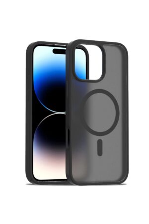 iPhone 16 Pro Jota Magsafe Kapak - Siyah-(5796)