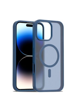 iPhone 16 Pro Max Jota Magsafe Kapak - Lacivert-(5796)